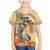 Personalized Saint Kitts And Nevis Family Matching Mermaid Dress and Hawaiian Shirt Brown Pelican Beach Vibe - Wonder Print Shop