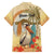 Personalized Saint Kitts And Nevis Hawaiian Shirt Brown Pelican Beach Vibe - Wonder Print Shop