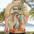 Personalized Saint Kitts And Nevis Hawaiian Shirt Brown Pelican Beach Vibe - Wonder Print Shop