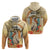 Personalized Saint Kitts And Nevis Hoodie Brown Pelican Beach Vibe - Wonder Print Shop