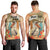 Personalized Saint Kitts And Nevis Men Tank Top Brown Pelican Beach Vibe - Wonder Print Shop