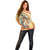 Personalized Saint Kitts And Nevis Off Shoulder Sweater Brown Pelican Beach Vibe - Wonder Print Shop