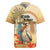 Personalized Saint Kitts And Nevis Rugby Jersey Brown Pelican Beach Vibe - Wonder Print Shop