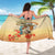 Personalized Saint Kitts And Nevis Sarong Brown Pelican Beach Vibe - Wonder Print Shop