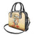 Personalized Saint Kitts And Nevis Shoulder Handbag Brown Pelican Beach Vibe - Wonder Print Shop