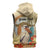 Personalized Saint Kitts And Nevis Sleeveless Hoodie Brown Pelican Beach Vibe - Wonder Print Shop