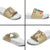 Personalized Saint Kitts And Nevis Slide Sandals Brown Pelican Beach Vibe - Wonder Print Shop