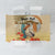 Personalized Saint Kitts And Nevis Tablecloth Brown Pelican Beach Vibe - Wonder Print Shop