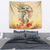 Personalized Saint Kitts And Nevis Tapestry Brown Pelican Beach Vibe - Wonder Print Shop