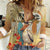 Personalized Saint Kitts And Nevis Women Casual Shirt Brown Pelican Beach Vibe - Wonder Print Shop