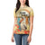 Personalized Saint Kitts And Nevis Women Polo Shirt Brown Pelican Beach Vibe - Wonder Print Shop