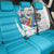 Personalized Honduras Independence Day Back Car Seat Cover Scarlet Macaw With Coat Of Arms LT18