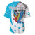 Personalized Honduras Independence Day Baseball Jersey Scarlet Macaw With Coat Of Arms LT18