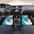 Personalized Honduras Independence Day Car Mats Scarlet Macaw With Coat Of Arms LT18
