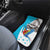 Personalized Honduras Independence Day Car Mats Scarlet Macaw With Coat Of Arms LT18