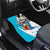Personalized Honduras Independence Day Car Mats Scarlet Macaw With Coat Of Arms LT18