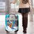 Personalized Honduras Independence Day Luggage Cover Scarlet Macaw With Coat Of Arms LT18