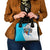 Personalized Honduras Independence Day Shoulder Handbag Scarlet Macaw With Coat Of Arms LT18