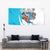 Personalized Honduras Independence Day Tapestry Scarlet Macaw With Coat Of Arms LT18