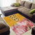 Africa Dashiki Area Rug King Protea Floral Motif Patterns - Wonder Print Shop