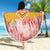 Africa Dashiki Beach Blanket King Protea Floral Motif Patterns - Wonder Print Shop
