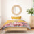 Africa Dashiki Bedding Set King Protea Floral Motif Patterns - Wonder Print Shop