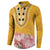 Africa Dashiki Button Sweatshirt King Protea Floral Motif Patterns - Wonder Print Shop