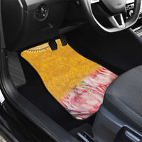 Africa Dashiki Car Mats King Protea Floral Motif Patterns - Wonder Print Shop
