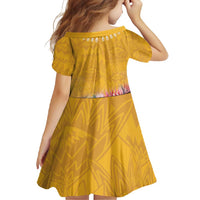 Africa Dashiki Family Matching Long Sleeve Bodycon Dress and Hawaiian Shirt King Protea Floral Motif Patterns - Wonder Print Shop