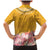 Africa Dashiki Family Matching Mermaid Dress and Hawaiian Shirt King Protea Floral Motif Patterns - Wonder Print Shop