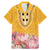 Africa Dashiki Family Matching Mermaid Dress and Hawaiian Shirt King Protea Floral Motif Patterns - Wonder Print Shop