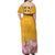 Africa Dashiki Family Matching Off Shoulder Maxi Dress and Hawaiian Shirt King Protea Floral Motif Patterns - Wonder Print Shop