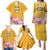 Africa Dashiki Family Matching Puletasi and Hawaiian Shirt King Protea Floral Motif Patterns - Wonder Print Shop