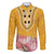 Africa Dashiki Family Matching Puletasi and Hawaiian Shirt King Protea Floral Motif Patterns - Wonder Print Shop