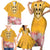 Africa Dashiki Family Matching Short Sleeve Bodycon Dress and Hawaiian Shirt King Protea Floral Motif Patterns - Wonder Print Shop