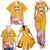 Africa Dashiki Family Matching Tank Maxi Dress and Hawaiian Shirt King Protea Floral Motif Patterns - Wonder Print Shop