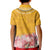 Africa Dashiki Kid Polo Shirt King Protea Floral Motif Patterns - Wonder Print Shop