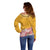 Africa Dashiki Off Shoulder Sweater King Protea Floral Motif Patterns - Wonder Print Shop