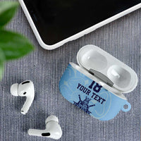 Custom Yorkshire Viking Spirit AirPods Case White Rose of York Blue Version - Wonder Print Shop