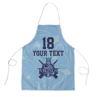 Custom Yorkshire Viking Spirit Apron White Rose of York Blue Version - Wonder Print Shop