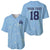 Custom Yorkshire Viking Spirit Baseball Jersey White Rose of York Blue Version - Wonder Print Shop