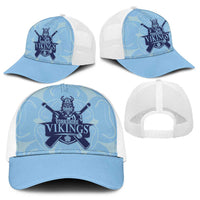 Yorkshire Vikings Cricket Baseball Net Cap White Rose of York Blue Version - Wonder Print Shop