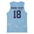 Custom Yorkshire Viking Spirit Basketball Jersey White Rose of York Blue Version - Wonder Print Shop
