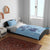 Custom Yorkshire Viking Spirit Bedding Set White Rose of York Blue Version - Wonder Print Shop