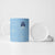 Custom Yorkshire Viking Spirit Ceramic Mug White Rose of York Blue Version - Wonder Print Shop