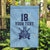 Custom Yorkshire Viking Spirit Garden Flag White Rose of York Blue Version - Wonder Print Shop
