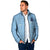 Custom Yorkshire Viking Spirit Padded Jacket White Rose of York Blue Version - Wonder Print Shop