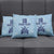 Custom Yorkshire Viking Spirit Pillow Cover White Rose of York Blue Version - Wonder Print Shop