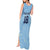 Custom Yorkshire Viking Spirit Tank Maxi Dress White Rose of York Blue Version - Wonder Print Shop