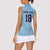 Custom Yorkshire Viking Spirit Women Sleeveless Polo Shirt White Rose of York Blue Version - Wonder Print Shop